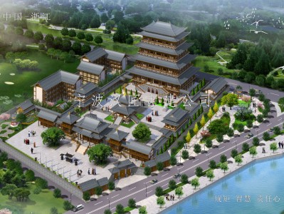 临海寺院改扩建规划设计施工-石觉寺
